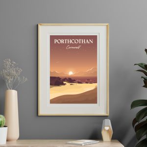 Porthcothan - A4 High Quality Artwork Print