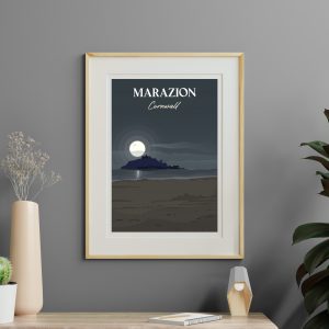 Illustrated prints of Cornwall
